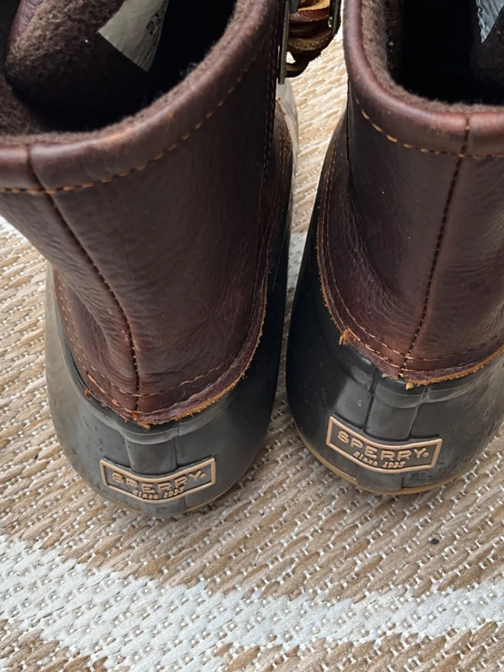 Sperry Duck Boots EUC Size 8M